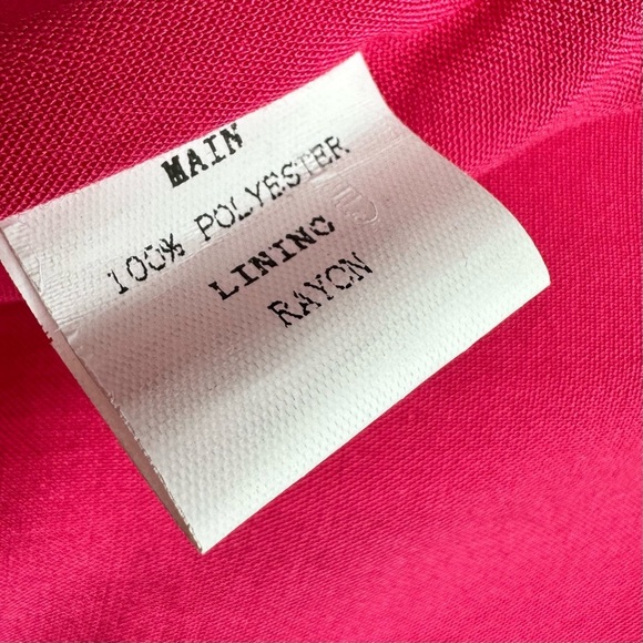 NWT Showpo. hot pink magenta fuchsia Carmella midi dress one-shoulder twist 10 - Picture 10 of 16